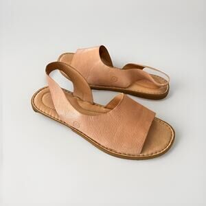 Born Womens Inlet Sandals US 9 M EU 40.5 Tan Natural Leather NIB